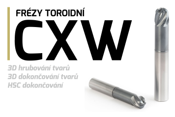 Frézy toroidní CXW